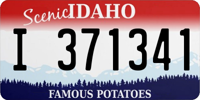 ID license plate I371341
