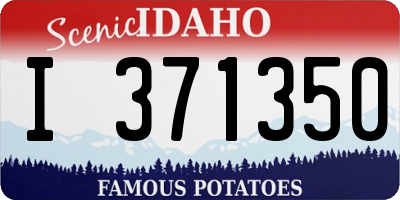 ID license plate I371350