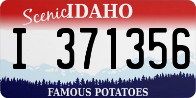 ID license plate I371356