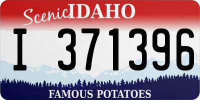 ID license plate I371396