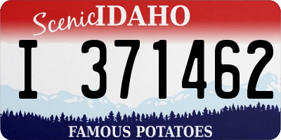 ID license plate I371462