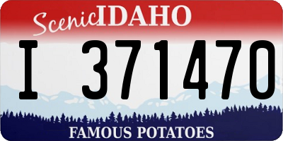 ID license plate I371470