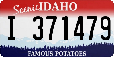 ID license plate I371479