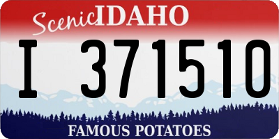ID license plate I371510