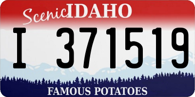 ID license plate I371519