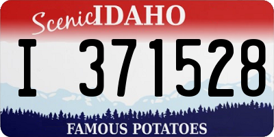 ID license plate I371528