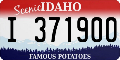 ID license plate I371900