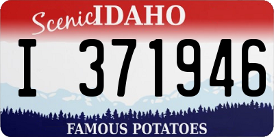 ID license plate I371946