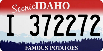 ID license plate I372272