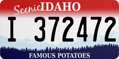 ID license plate I372472
