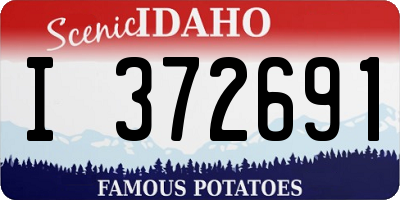 ID license plate I372691