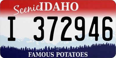 ID license plate I372946