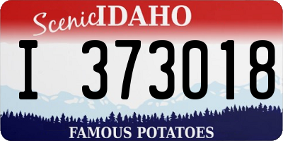 ID license plate I373018