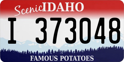 ID license plate I373048