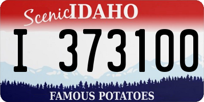 ID license plate I373100