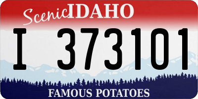 ID license plate I373101