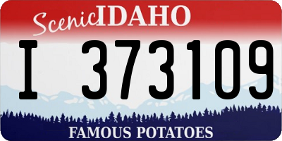 ID license plate I373109