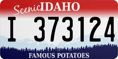 ID license plate I373124