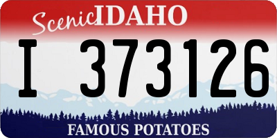 ID license plate I373126