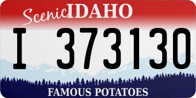 ID license plate I373130