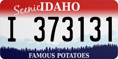 ID license plate I373131
