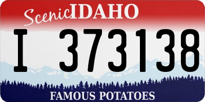 ID license plate I373138