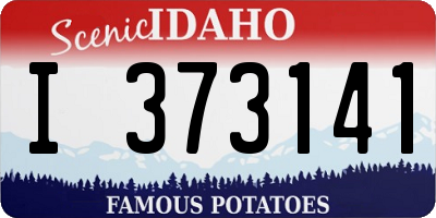 ID license plate I373141