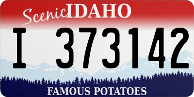 ID license plate I373142