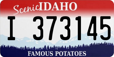 ID license plate I373145