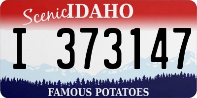 ID license plate I373147