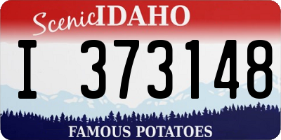 ID license plate I373148