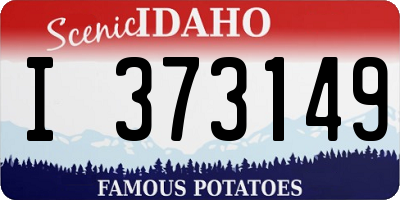 ID license plate I373149
