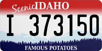 ID license plate I373150