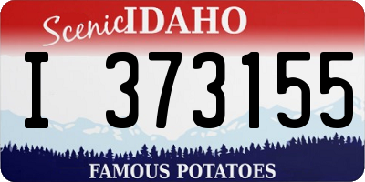 ID license plate I373155