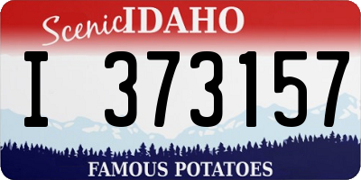 ID license plate I373157