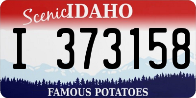 ID license plate I373158