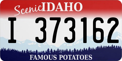 ID license plate I373162