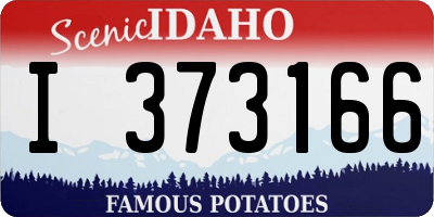 ID license plate I373166
