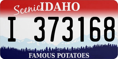 ID license plate I373168