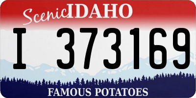 ID license plate I373169