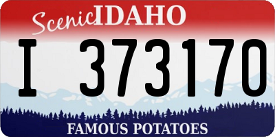 ID license plate I373170