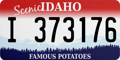 ID license plate I373176