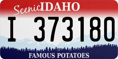 ID license plate I373180