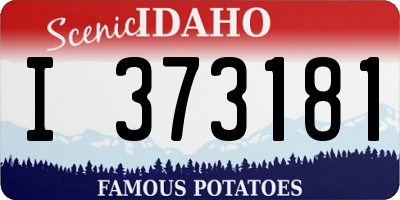 ID license plate I373181