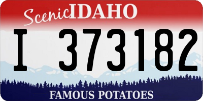 ID license plate I373182