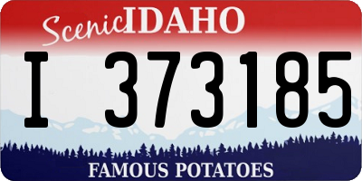 ID license plate I373185