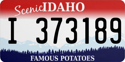 ID license plate I373189