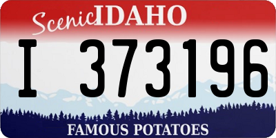 ID license plate I373196