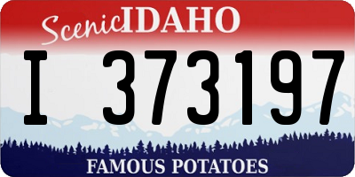 ID license plate I373197