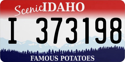 ID license plate I373198